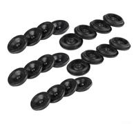 20 piezas de polvo de grasa de goma con cubiertas de cubo de rodamiento selladas para protección contra el óxido y la humedad en varios remolques