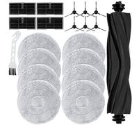 20 Piezas de Recambio Compatible con Dreame L10s Pro Ultra Heat/L10s Ultra Gen 2/Mova E30 Ultra, Incluye Cepillo Principal, Filtros, Paños y Cepillos Laterales