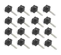 20 piezas de rosca de acero inoxidable M4 x 25 mm de repuesto de estrella de mano de apriete de tornillo de pulgar de mano de apriete de tornillo de perilla de