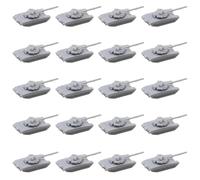 20 Piezas De Tanque De Batalla Principal T-72B, Modelo Militar, Escala 1/2000, 1/700, 1/400, 1/350, Tanques De Resina, Modelo DIY, Serie Militar For Construcción De Escenas DIY(1/2000 (4mm))