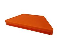 20 Piezas Espaciadores Instalación Piso Set Herramientas Laminado Herramientas Carpintería Barra de Tracción Bloque de Material Resistente, Bloque de Golpeteo Naranja