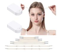 20 Piezas Face Lifting Tape, Cinta de Elevación Facial con 8 Cuerdas, Invisibles Cinta Lifting Cuello Instantáneo, Parches Antiarrugas para Piel Flácida, Pegatinas en Forma de V para Estiramiento Faci