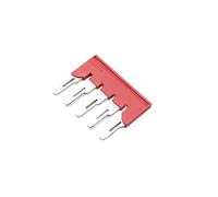 20 piezas FBS 10-8 conector de tira de terminales 2/3/4/5/10 puente de contacto PT ST 6 Din Rail bloque eléctrico puente enchufable FBS10-8(5P,For ST 10)