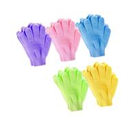 20 Piezas guantes de lavado de cuerpo mitones para niños guante de masaje de baño de baño toallas de lavado tipo toalla exfoliante escarchado a de Depurador