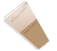 20 piezas Happy Every Day bolsas de flores ramo de flores papeles de embalaje papel Kraft bolsas de flores rosas hechas a mano-KRAFT