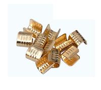 20 piezas hebilla de cobre Cable conector Cable Terminal accesorio for 2GT correa de goma de tiempo abierto piezas de impresora 3D