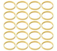 20 Piezas Hebillas Metálicas Para Servilletas, Servilletero, Decoración De Mesa, Anillos Redondos Para Servilletas, Servilletero