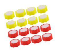 20 Piezas Humedecedor de Dedos para Contar Billetes, Pp y Esponja | Base Antideslizante Estable, Humectación Uniforme, Tamaño Compacto para Oficina, Fácil de Limpiar y Usar