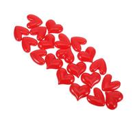 20 Piezas Imanes Decorativos Forma de Corazón de Resina | Acabado Brillante de Resina, Diseño Portátil, Incluye Marcapáginas Magnéticos, Adecuado para Fotos y Notas Familiares