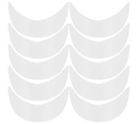 20 Piezas Insertos de ala para Gorra Hecha a Mano, PE Blanco | Proyectos DIY y Actividades de Equipo, Mantiene el Borde Ordenado, Resiste Deformación, Fácil de Llevar
