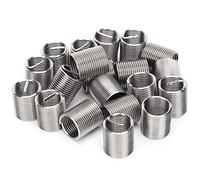 20 Piezas Insertos de Hilo de Alambre Kit de Manga de Reparación de Hilo M12 X 1,25 Cubierta de Acero Alambre en Espiral Tornillo Tipo para Reparaciones Automotrices(2D)
