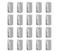 20 Piezas Insertos Roscados, Inserto Roscado M10 a M8, Adaptador de Rosca de Acero Inoxidable, Rosca Interior M8 x 1,25mm y Exterior M10 x 1,5mm para Reparación de Roscas