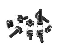 20 piezas interruptor de botón DIP de 6x6mm, 4 pines, 6x6x4,3/5/6/7-20MM, 6 * 6 * 4,3 MM, 5MM, 6MM, 8MM - 20MM(6X6X4.5MM)