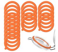 20 Piezas Junta de Silicona de Repuesto para Tarro, Juntas de Repuesto de Silicona 93 X 67 Mm, Juntas de Silicona para Tarros, Anillos de Silicona para Conservas para Tarros Normales de Boca Ancha