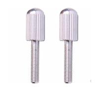 20 piezas M2 .5 M3 M4 M5 M6 GB836 304 Tornillos moleteados de acero inoxidable con cabeza pequeña tornillo pulgar apretar a mano tornillos bloqueo cortina(8mm,M4)