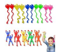 20 Piezas Manos locas Pegajosas, Mano loca Pegajosa Colorida, Juguetes Niño Pegajosos De Multicolor Juguetes Pegajosos Estirables Originales, Regalos de Fiesta de Cumpleaños Para Niños
