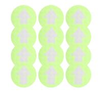 20 Piezas Marcadores de Senderos Adhesivos de PVC Verde | Señal de Flecha, y Visible, para Escaleras y Caminos, Identificación Rápida