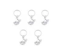 20 piezas mezcla de colgantes hojas y estrellas, dijes Hip-hop, trenza pelo, cuentas rastas, Clips, puños, anillos, cierres joyería, accesorios Para Trenzas(Color 13)