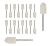 20 Piezas Mini Cono de Pulido de Lana para Metal y Joyería 3x10mm | Punta Cónica Reutilizable, Presión Uniforme y Restauración de Superficies, Uso en Detailing