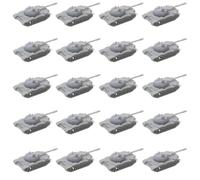 20 Piezas Modelo Militar 3D T-54 59 Tipo Tanques De Batalla Principales Modelo 1/2000 1/700 1/400 1/350 Escala Emulación Modelo De Vehículos Militares(1/700 (14mm))