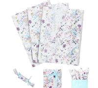 20 Piezas Papel De Seda 50x70cm, Tissue Paper Estampado Floral, Colorido Papel Seda para Envolver para Boda, Fiesta De Cumpleaños, Regalo De Navidad, Embalaje De Ramos De Flores
