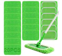 20 Piezas para Swiffer Sweeper Mopa Microfibra Repuesto Kit,para Swiffer Sweeper Almohadillas de Reutilizables, para Secos y Limpieza de Suelos Húmedos