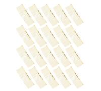 20 Piezas Peineta Lateral Metálica Dorada 30 Dientes Invertidos | Diseño Curvado Dientes Suaves, Accesorio Reutilizable Tipo de Cabello, Adecuado para Bodas y Peinados Trenzados