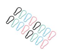 20 Piezas Pequeño Mosquetón de Aluminio, Gancho Único | Accesorio de Exterior, Sujeción para Tienda y Cantimplora, Diseño Ligero, Colorido, para Senderismo