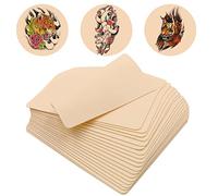 20 Piezas Piel Sintetica Tatuaje, Rayyl Piel de Tatuaje Fake Skin Tattoo 19x14.3cm Piel Tatuaje para Tatuadores Principiantes y Experimentados