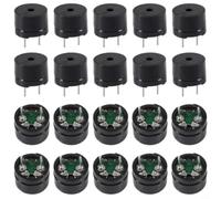 20 piezas Piezo Summer 12085, 5-12 V, 2048 Hz, 90 dB, 12 x 8,5 mm, componente electrónico para hobby e industria