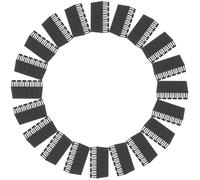20 Piezas Placa Ciega Negro de Plástico Resistente | Ajuste Estable y Acabado Uniforme, para Orificios Vacíos y Renovaciones de Cuadros Eléctricos