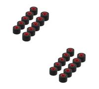 20 Piezas Polea de presión del eje de plástico rodamiento de rodillos para video rodillo de arrastre para grabadoras reproductor cassette reproductor de cassette partes de audio Abaodam
