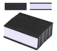 20 Piezas Portaetiquetas Magnéticas, 10 x 3 cm Soportes Magnéticos Para Etiquetas Soportes Magnéticos Para Tarjetas De Datos Con Películas Protectoras, para Oficinas, Almacenes y Estanterías Metálicas