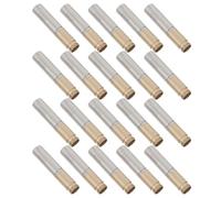 20 Piezas Recambio de Bolígrafo Retráctil Rosca Externa 7.3mm | Cobre, Instalación Sencilla y Escritura Suave, Uso Versátil para Escuela y Oficina
