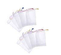 20 Piezas Red Espumosa Limpiadora de PE para Jabón | Bolsa Hecha a Mano, Colgado Fácil, Espuma Rápida, Alta Absorción, Limpieza Profunda, Uso Diario Color Aleatorio