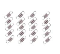 20 Piezas Resortes De Extensión Con Gancho Muelle, Longitud Libre 20mm, Diámetro Del Cable 0,5mm, Diámetro Exterior 7mm