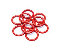 20 piezas rojo VMQ junta tórica de silicona 3mm de espesor OD 46mm junta de sellado de anillo de goma respetuosa con el medio ambiente, 46x40x3mm
