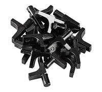 20 piezas SOTECH Soporte de Estante K-Line para Taladro Ø 5 mm Negro Soporte de estante Soporte de estante enchufable para Estantes de Madera