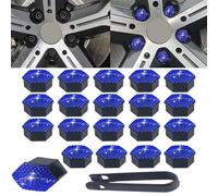 20 Piezas Tapas para Tuercas de Coche Rueda para Mercedes Benz GLC 1 (I) X253 I 2015-2022, Tapones Tornillos Ruedas Coche Tapas para Pernos con Herramientas de Extracción,17mm-B