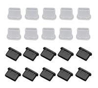 20 Piezas Tapones Antipolvo USB C Conector de Carga Antipolvo Tapones Compatibles para Samsung Galaxy S22/Ultra Redmi Note 10 Huawei Mate 40 Port Cap Protector Teléfonos y Tabletas Tipo-C