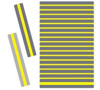 20 Piezas Tiras de Guía de Lectura, 19 x 3,2 cm Regla de Lectura, Amarillo transparente Tiras de Lectura Guiadas, Ayudas de Lectura - Alivio del Estrés Visual para Niños y Estudiantes con Dislexia