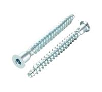 20 Piezas Tornillos Confirmat 7x3 9/49/59/69mm Tornillos De Madera Avellanados Hexagonales Tornillos Conectores De Muebles Chapados En Zinc(7x69mm)