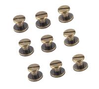 20 Piezas Tornillos de Cabeza Plana B de Cobre, Tuercas, Clavos, Remaches, Accesorio de Cuero, Remaches Grandes 8x16x5 para Juego de Bolsos de Cuero y. Conjunto de Remaches y