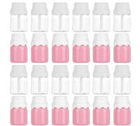20 Piezas Tubos Vacíos DIY de Brillo Labial 8ml | Recargables y Compactos, 8ml, Color Blanco, Ligeros, para Preparar Gloss Labios y Llevar en Bolsa