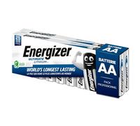 20 Pilas AA Energizer Ultimate Lithium de Larga duración | para Dispositivos, Linternas, Juguetes y Cámaras