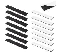 20 Pilas Cinta Magnetica Adhesiva 15 Cm × 2 Cm × 1 Mm Magnetic Tape, DiseñO Autoadhesivo, FijacióN Segura, Cortadas A Medida, Adecuadas Para El Hogar, La Oficina, La Tienda Y Proyectos De Bricolaje