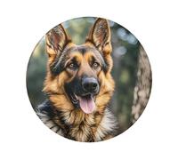 20 pines de botón de pastor alemán, insignias redondas de 2.4 pulgadas, kit de botones personalizados para fotos, suministros de manualidades, proyectos de fiesta de bricolaje