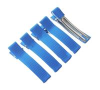 20 pinzas de cocodrilo 50 mm con forro cinta for niñas princesas, horquillas metal for el cabello(Royal)