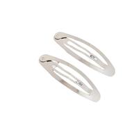 20 pinzas for el pelo ovaladas, base for hacer joyas, horquillas de metal, color dorado y negro.(Color,70mm)