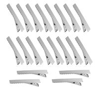 20 pinzas para el pelo de acero inoxidable 304, pinzas de cocodrilo para rizos, pinzas de una sola punta para mujeres y ni as, lazos de peluquer